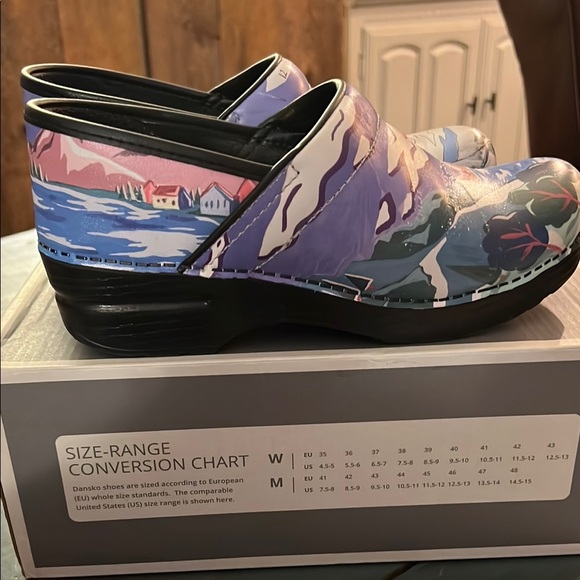 Dansko Professional Twin Pro Paint by Number Artistic Clogs - Multicolor - Picture 5 of 9